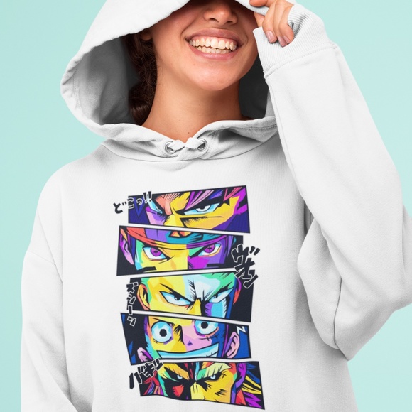 CREATIVE  ANIME NEW - DESIGN:: UNISEX CUSTOM HOODIE - Picture 2 of 10